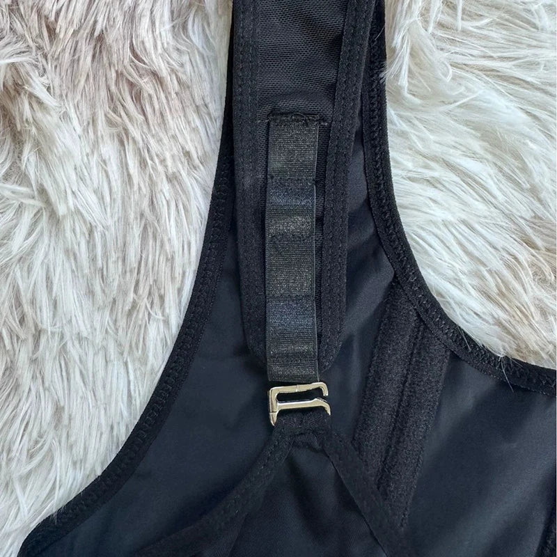 Double Compression Vest Bra Waist Trainer Corset with 17 Steel Bone Flat Belly Strap Slim Body Shaper Fajas Colombianas Girdles